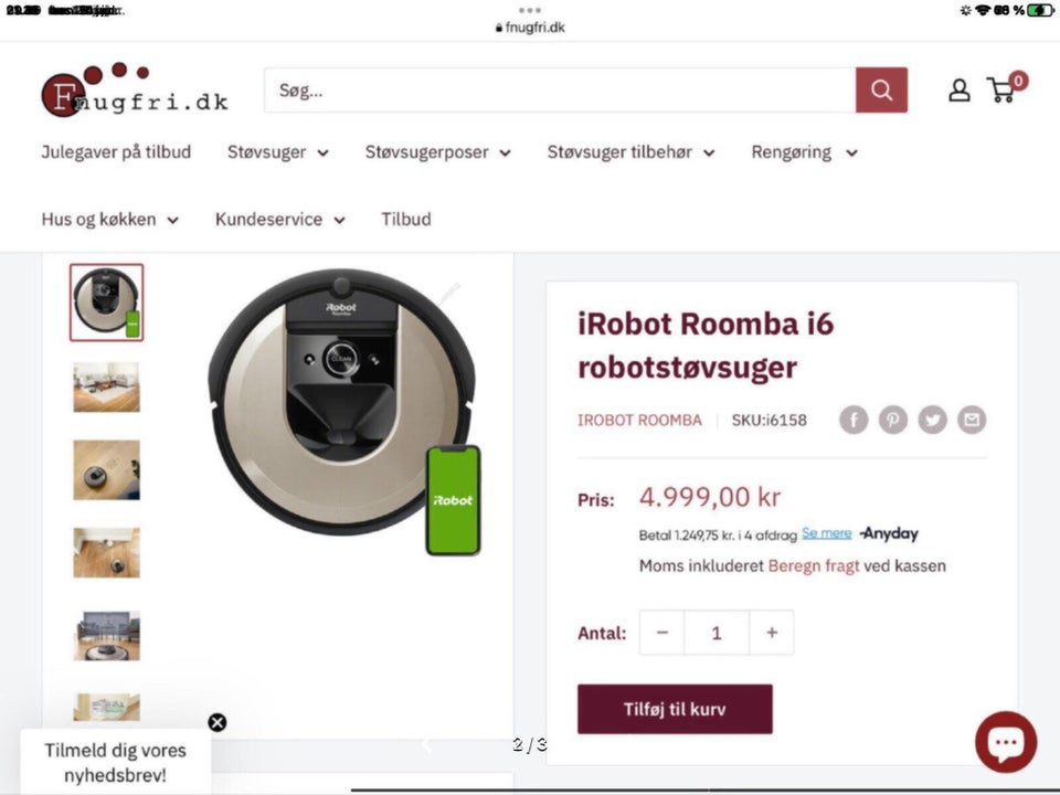 Støvsuger iRobot Roomba i6