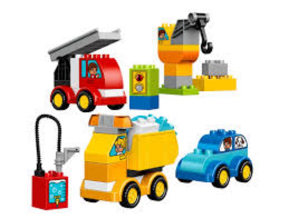 Lego Duplo Mine første biler og