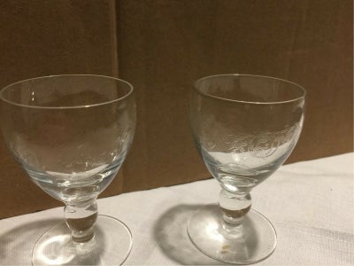 Glas 2 snapseglas Gerda