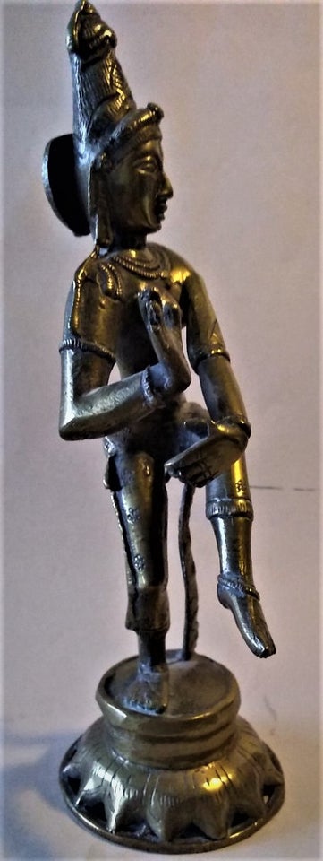 Orientalsk messingfigur