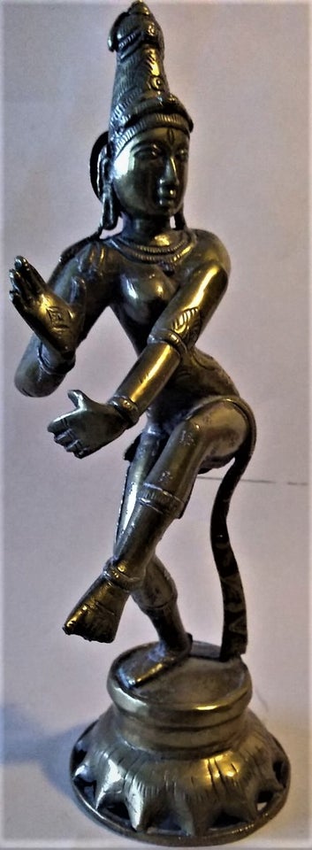 Orientalsk messingfigur