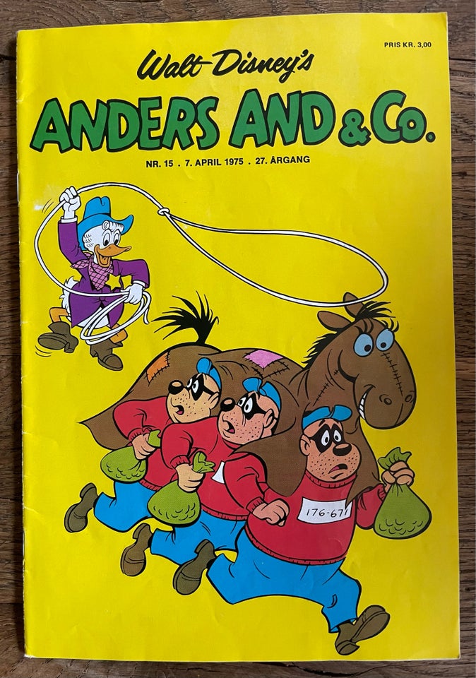 Anders And 1975 nr. 15. Inkl alle