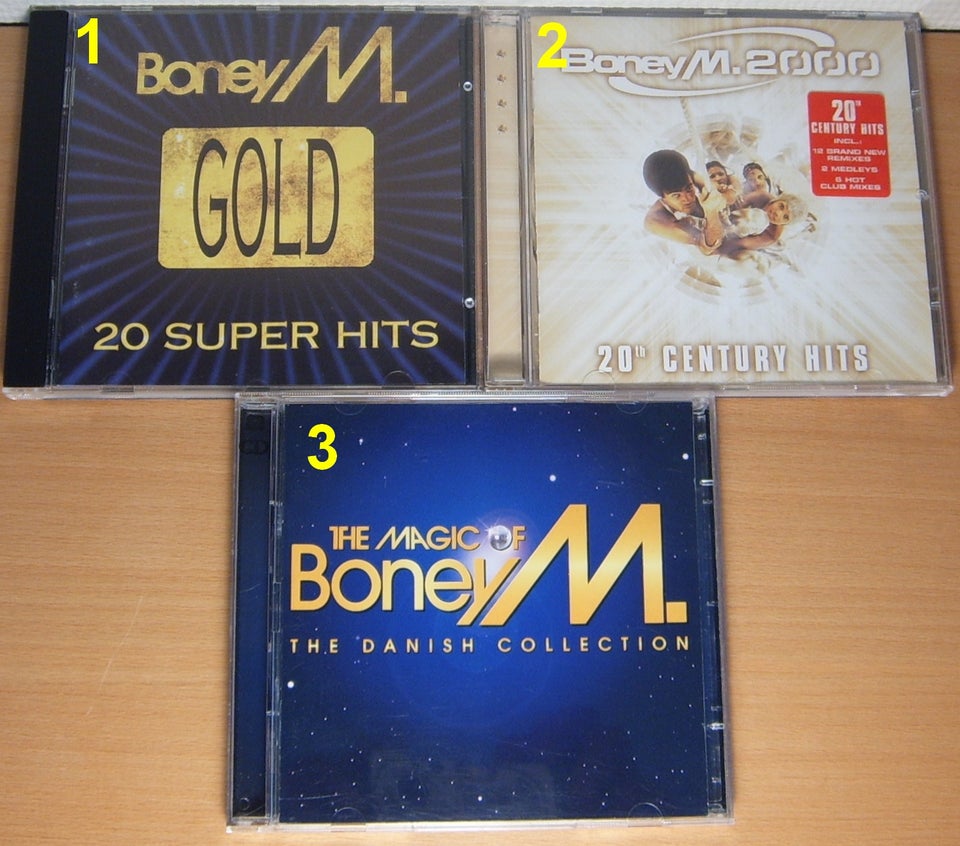 Boney M: 3 Titler pop