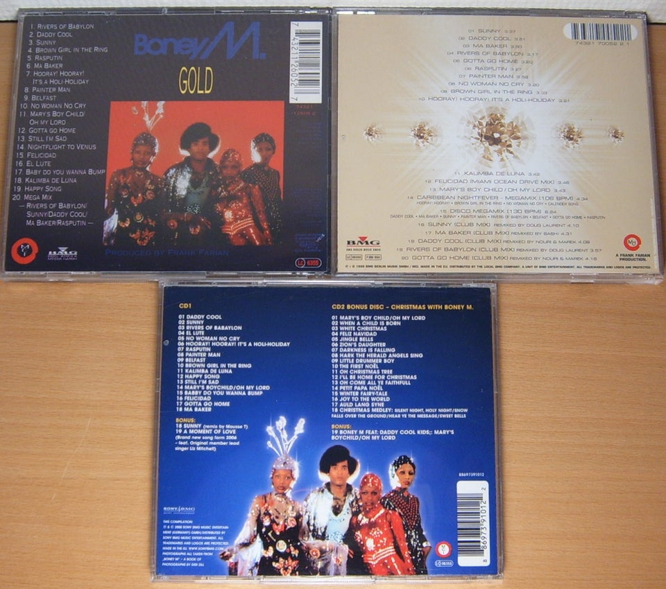 Boney M: 3 Titler pop