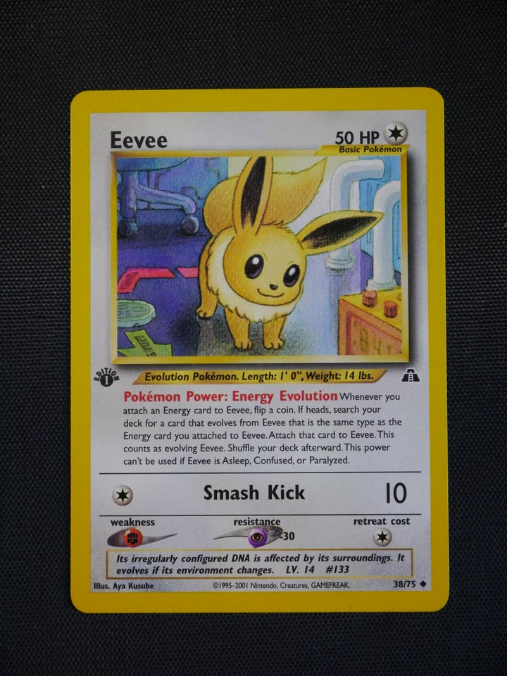 Samlekort, Pokémon: Eevee, 1st