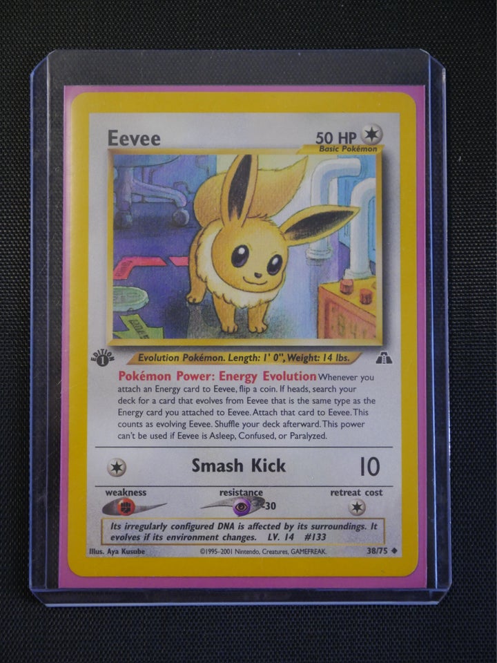 Samlekort, Pokémon: Eevee, 1st