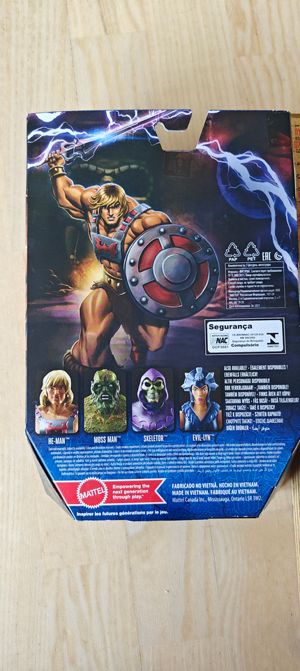 He-man figur Mattel