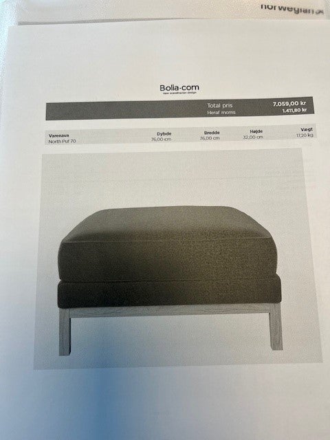 North BOLIA Sofa  Puf