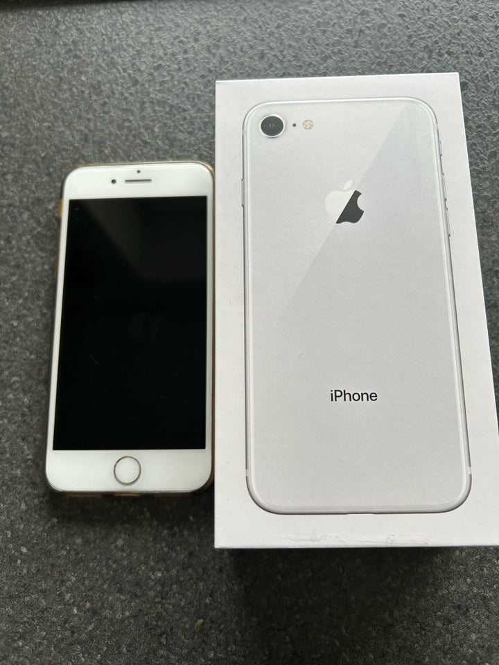 iPhone 8, 64 GB, hvid