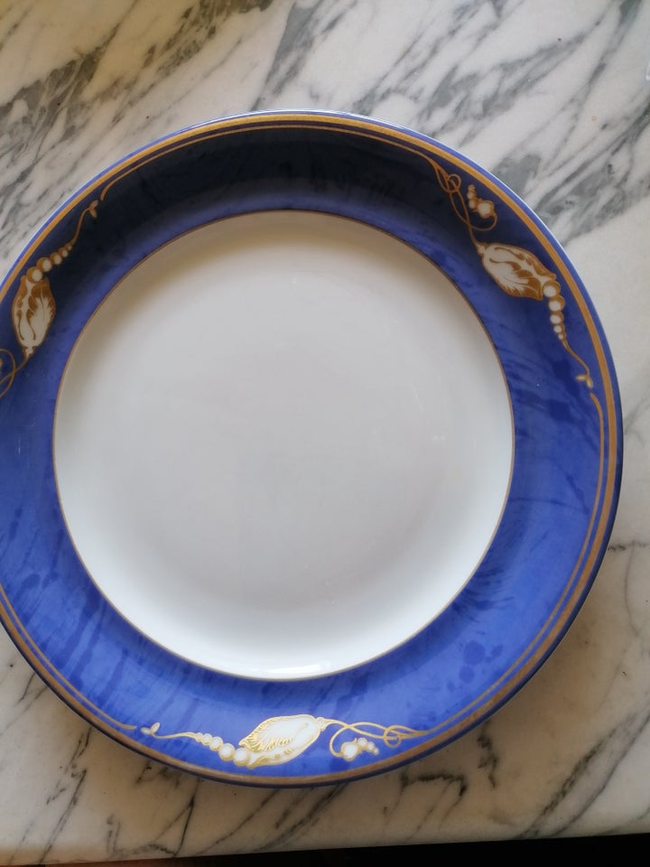 Porcelæn, 5 stk Blå magnolia, Royal