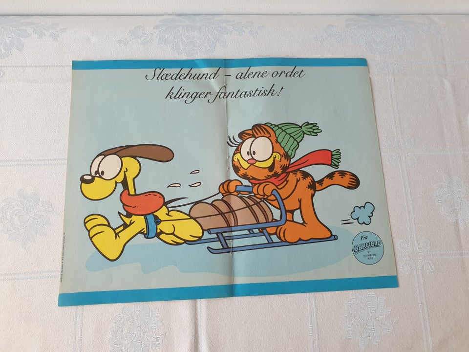 Plakat, tegneserie , Garfield