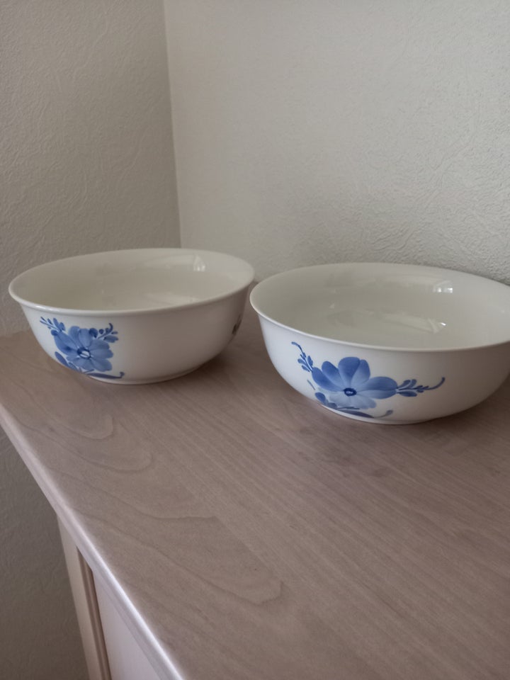 Porcelæn, Skåle , Blå blomst