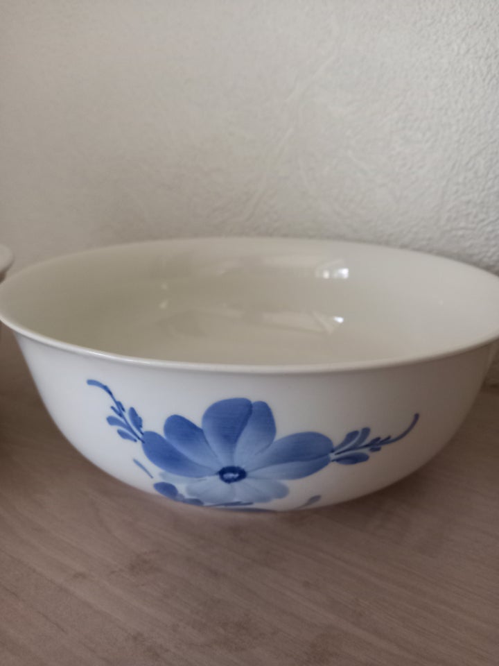 Porcelæn, Skåle , Blå blomst