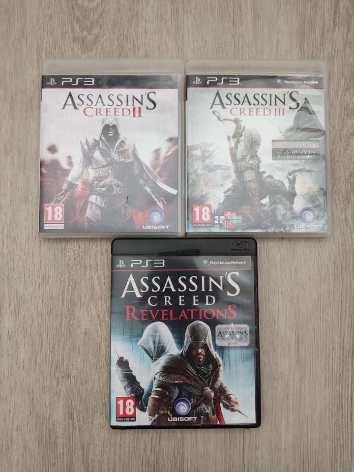 3 Assassin's Creed spil PS3