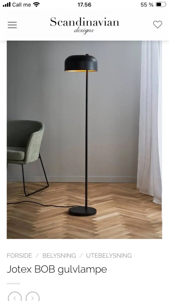 Gulvlampe, Jotex BOB lampe