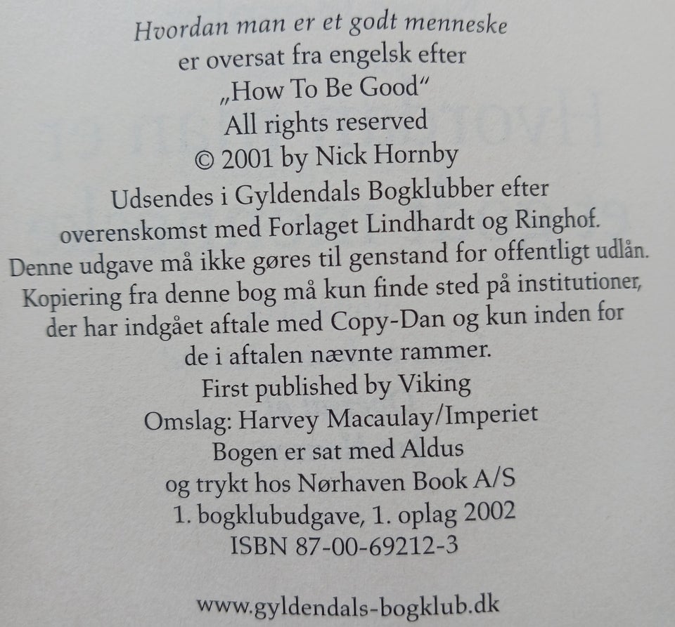 Hvordan man er et godt menneske,