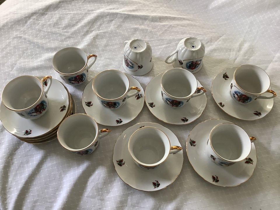 Porcelæn Kaffekop Firkløver