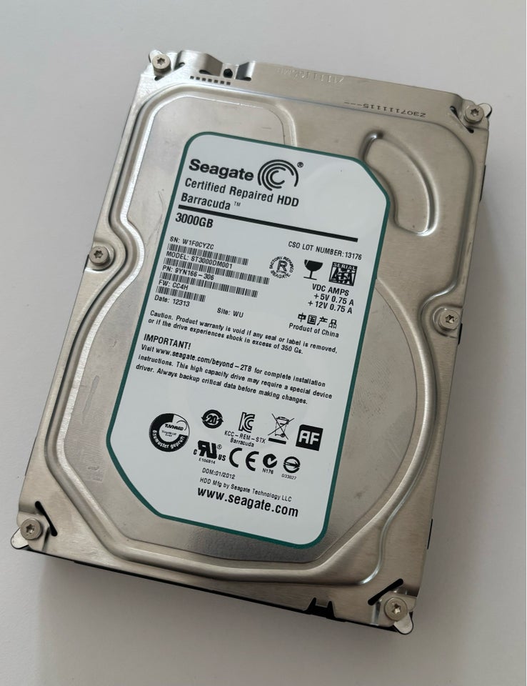 Seagate 3000 GB Perfekt