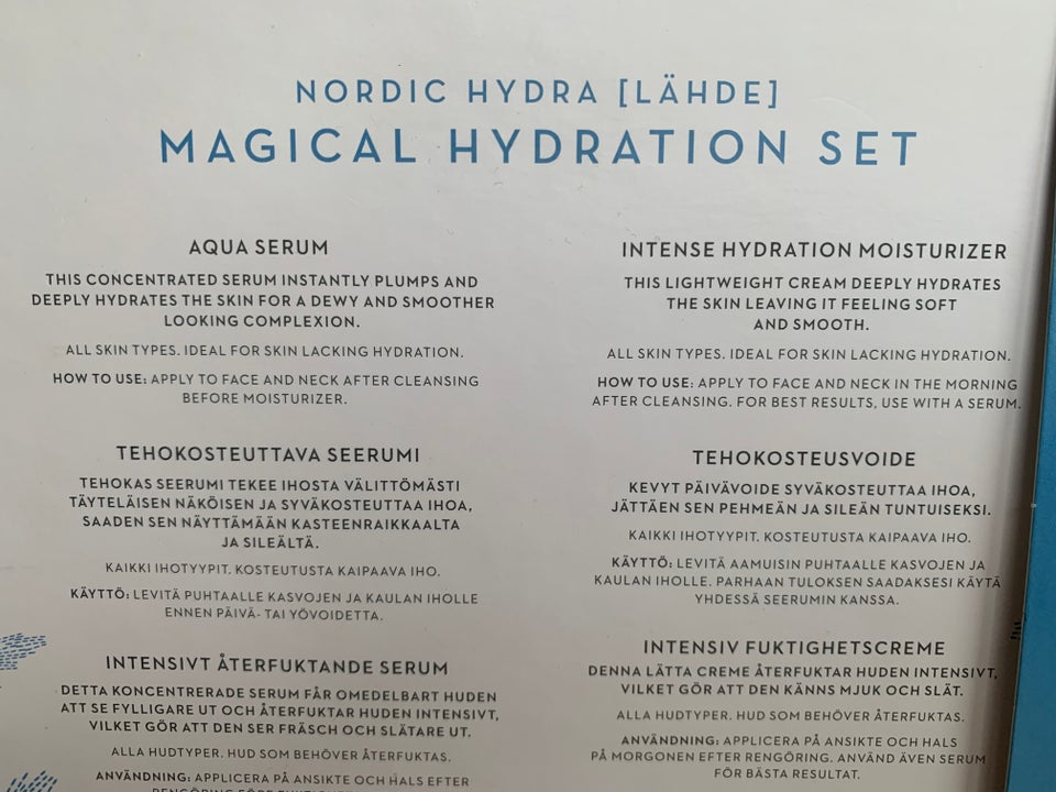 Ansigtspleje, Lumene Nordic Hydra