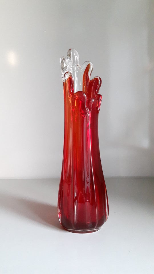 Vase Skulptur, Glaspuster, motiv: