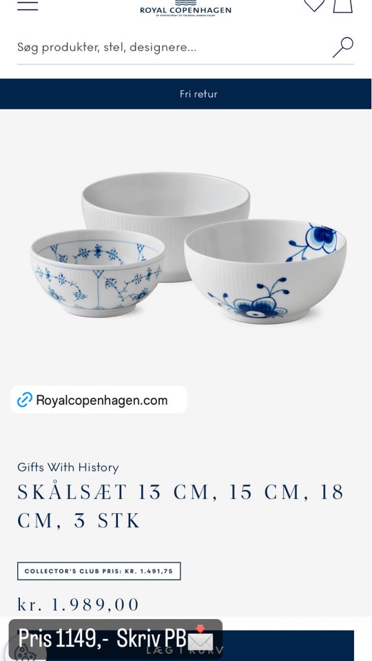 Porcelæn, Forskelligt, Royal