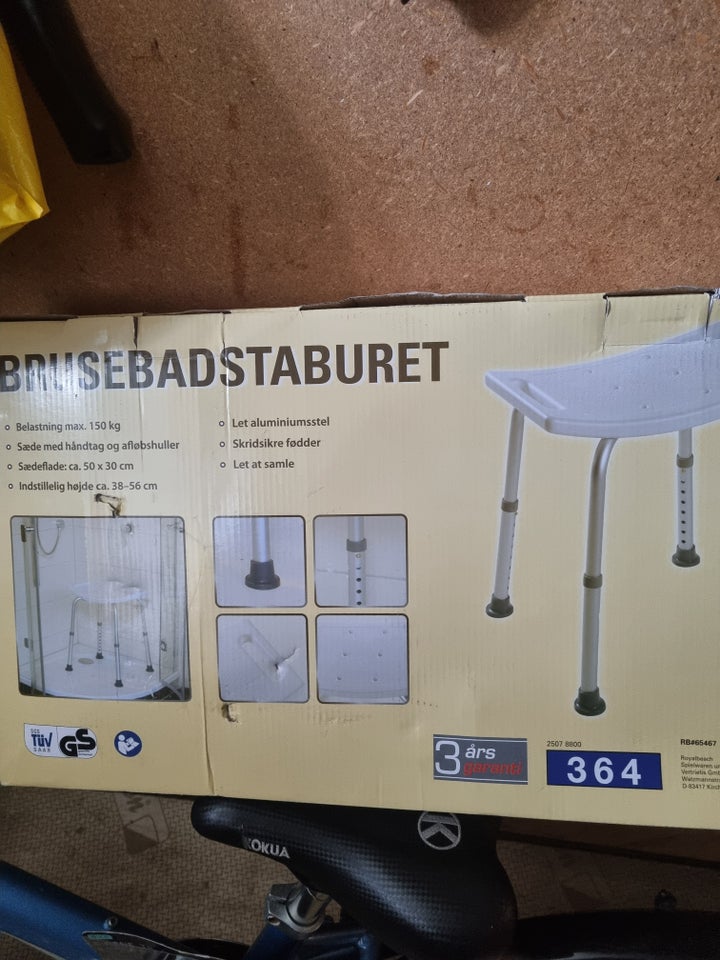 Andet, Brusebadstaburet