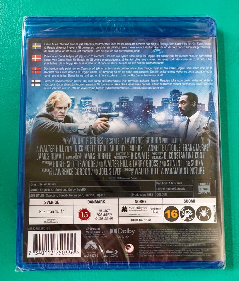 [NY] 48 timer, Blu-ray, action