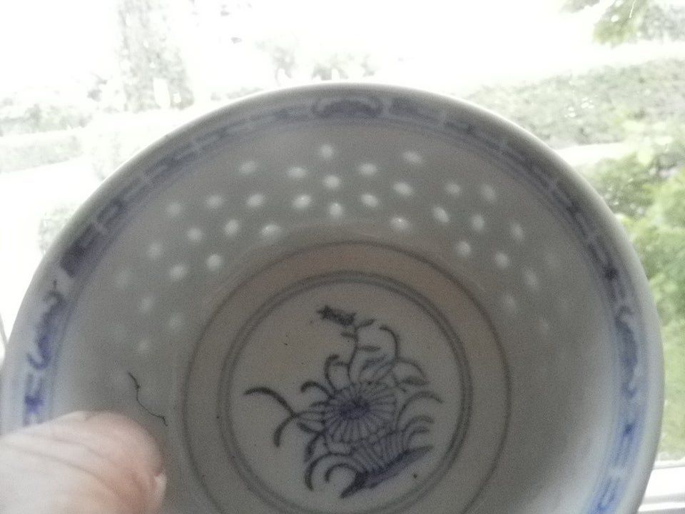 Porcelæn RETRO - Kinesisk risskål