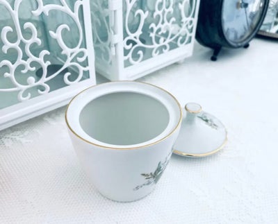 Porcelæn Sukkerskål kaffestel