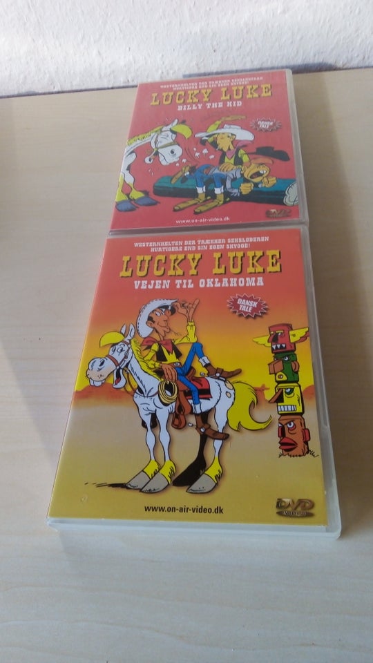 Lucky Luke, DVD, tegnefilm