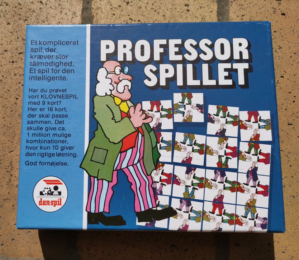 Professor Spillet Brætspil,