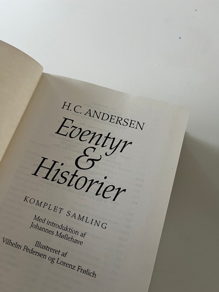 H C Andersen Eventyr og historier ,