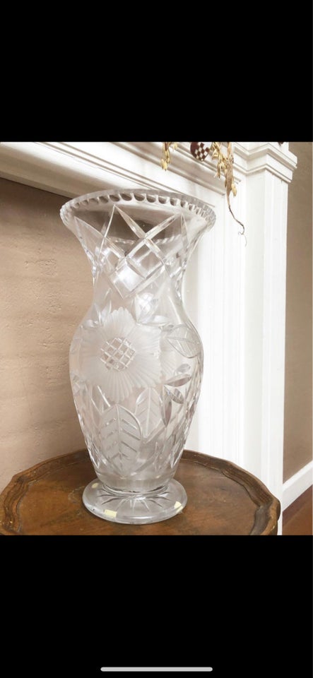 Glas Krystal stor vase