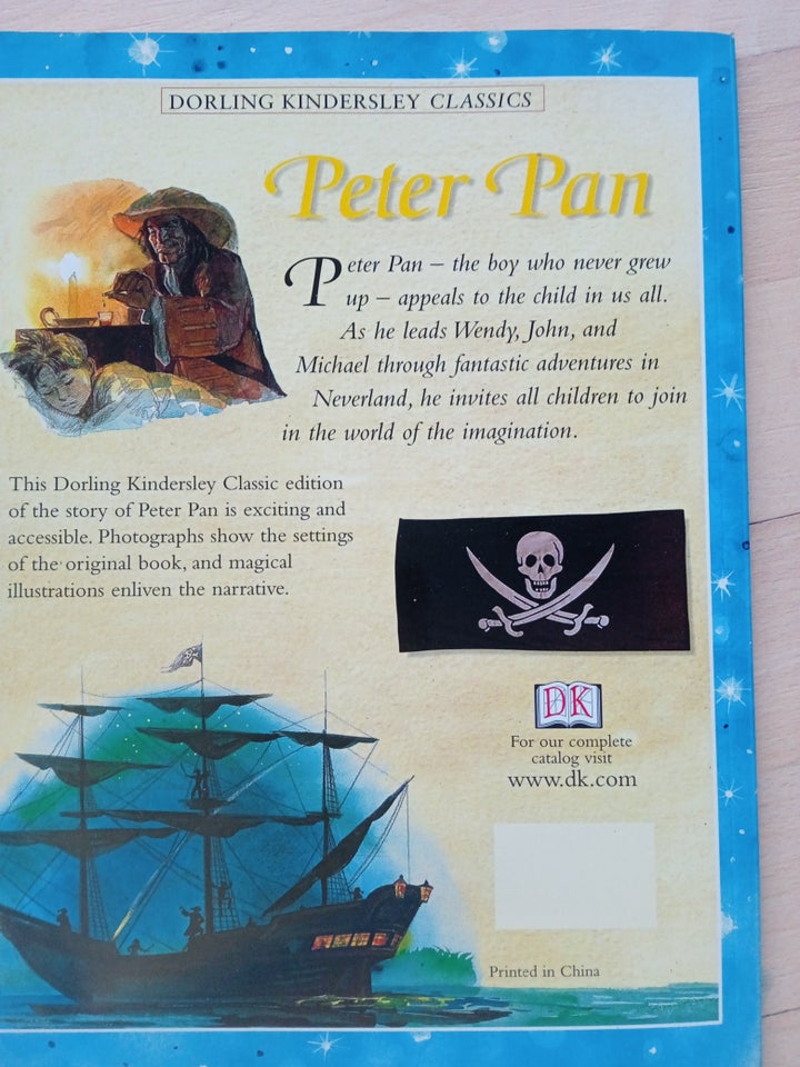 Peter Pan med cd, Disney