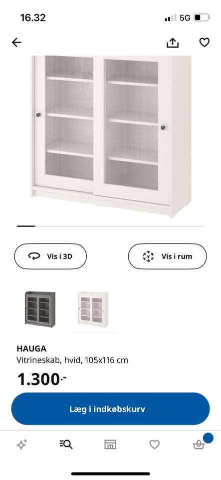 Vitrineskab, Ikea