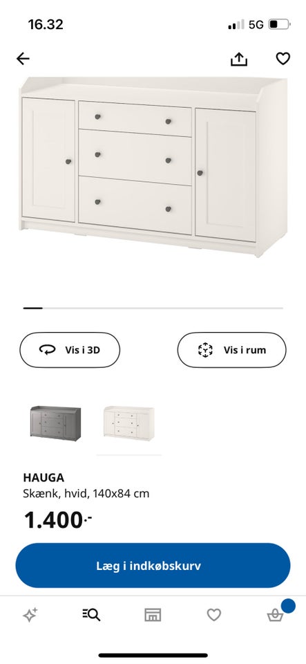 Vitrineskab, Ikea