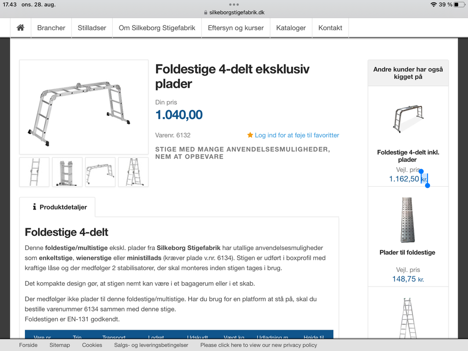 Foldestige Silkeborg