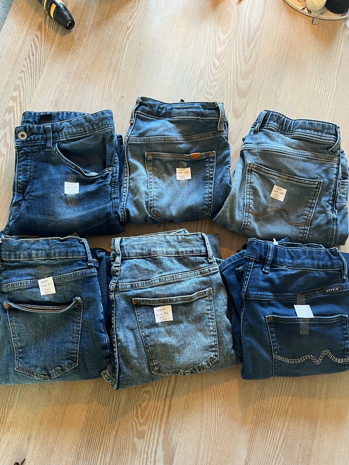 Jeans, Jeans i forskellige