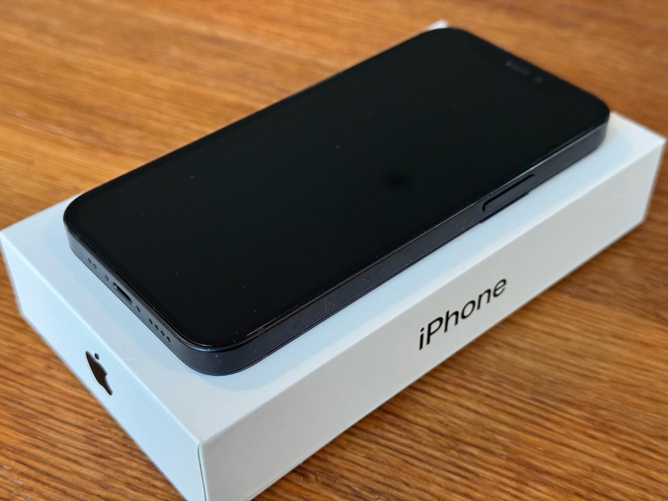 iPhone 12 Mini, 128 GB, sort