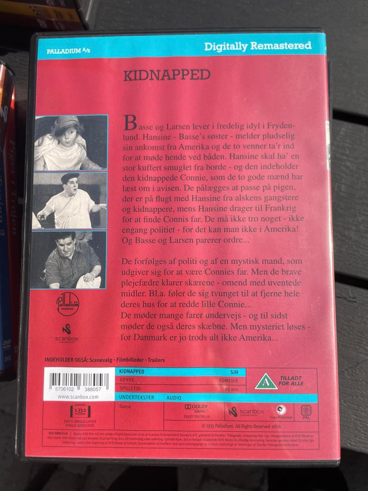 Kidnapped DVD familiefilm