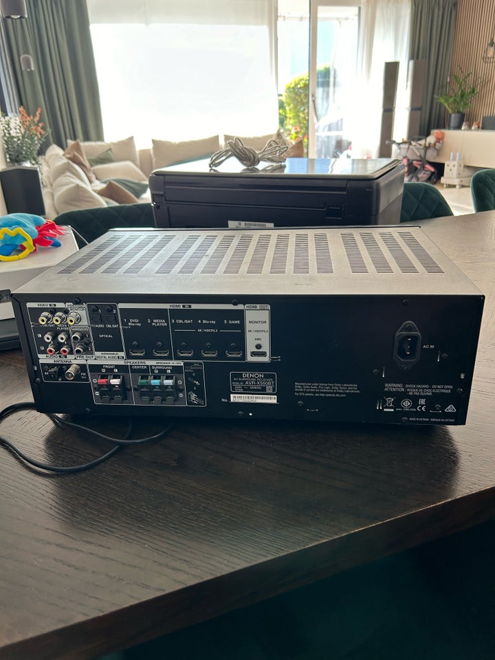 Receiver, Denon, AVR-X550bt