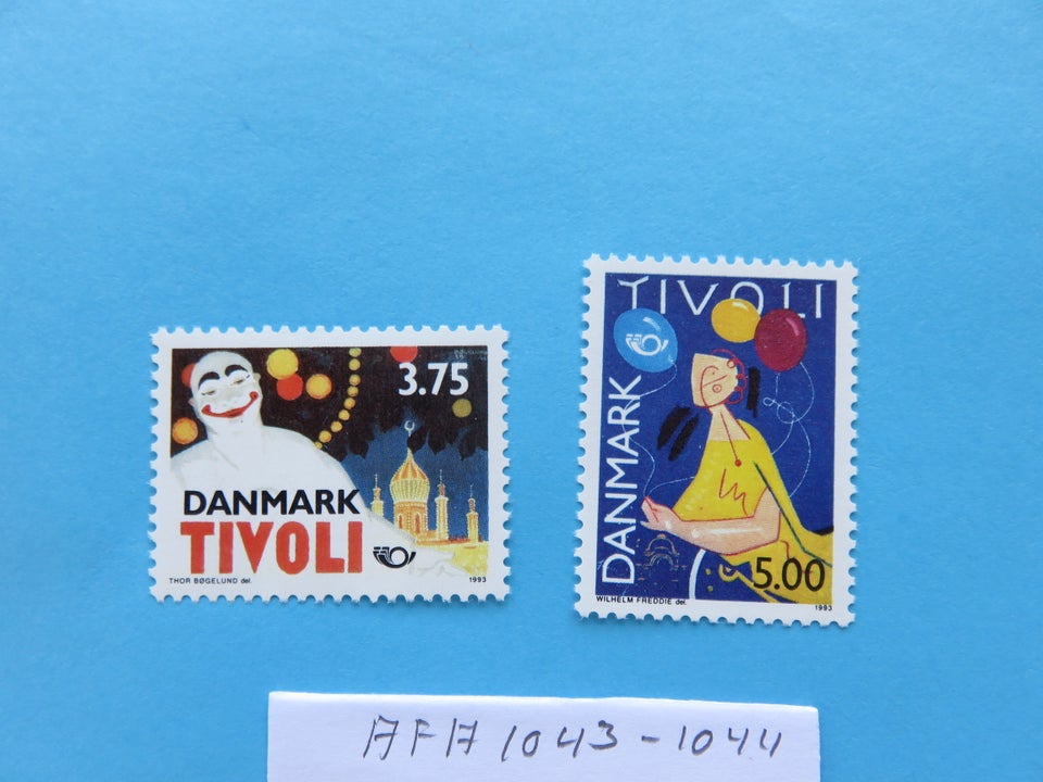 Danmark, postfrisk, AFA 1043/1044