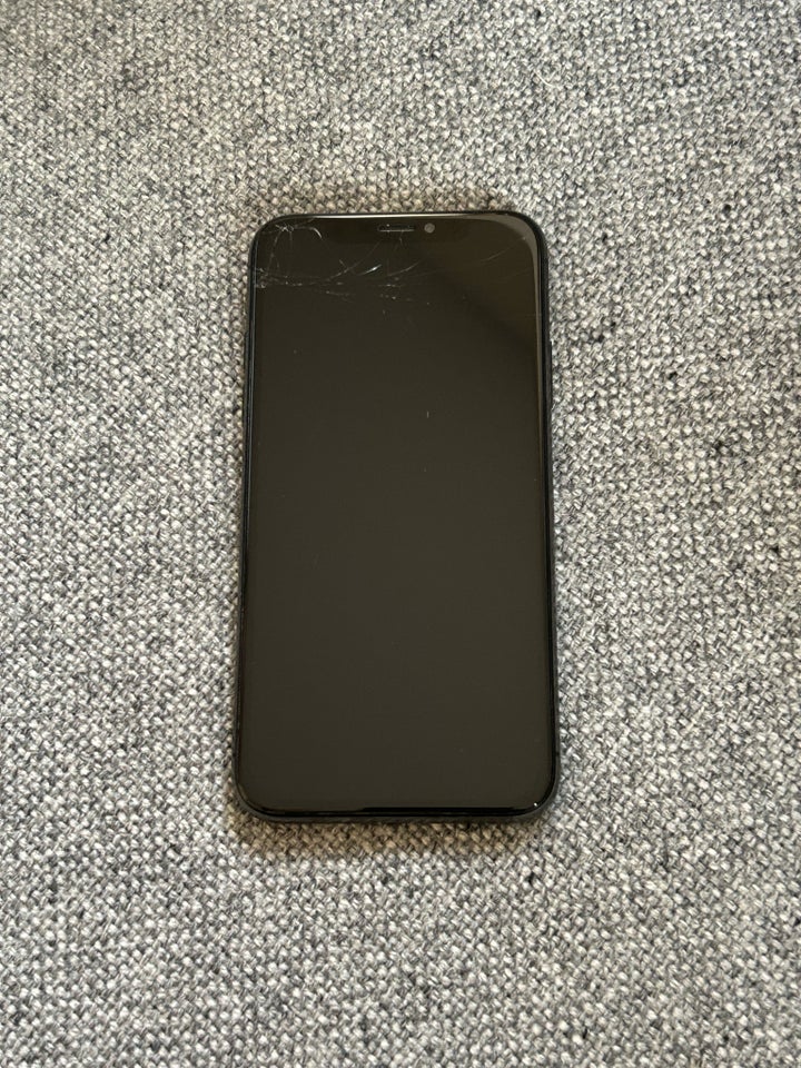 iPhone X, 64 GB, sort