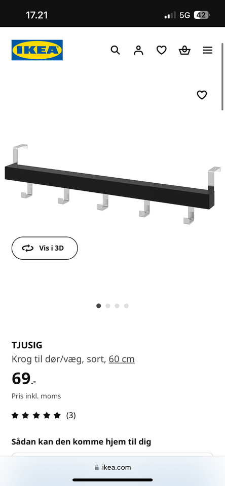 Knagerække, Ikea