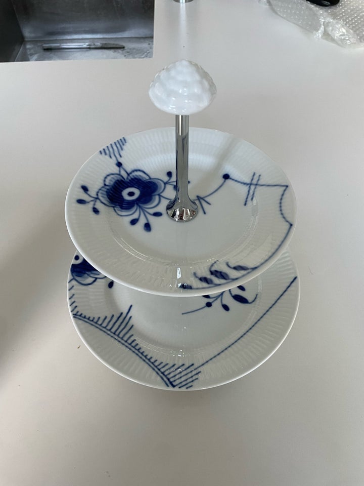 Porcelæn Etagere 2 lag Royal