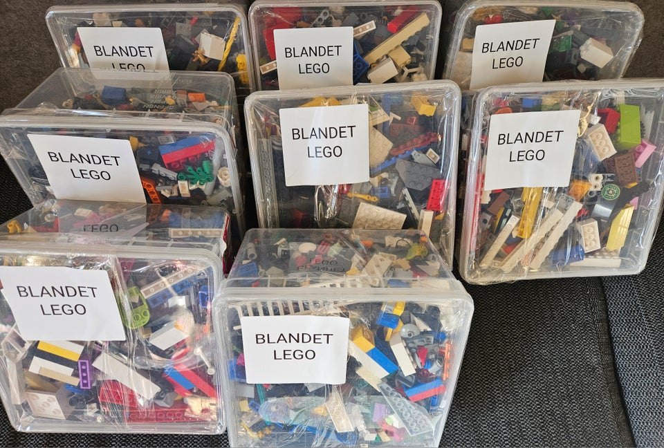 Lego blandet, 1-1.5 kg blandet Lego