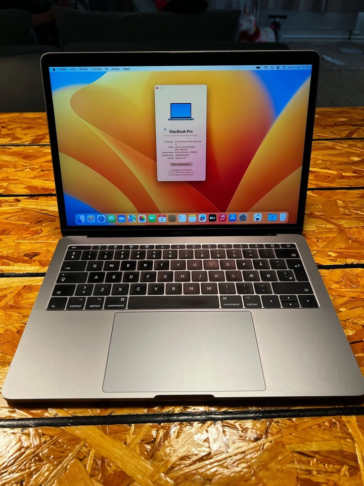 MacBook Pro, 2017 13", 2,3 GHz