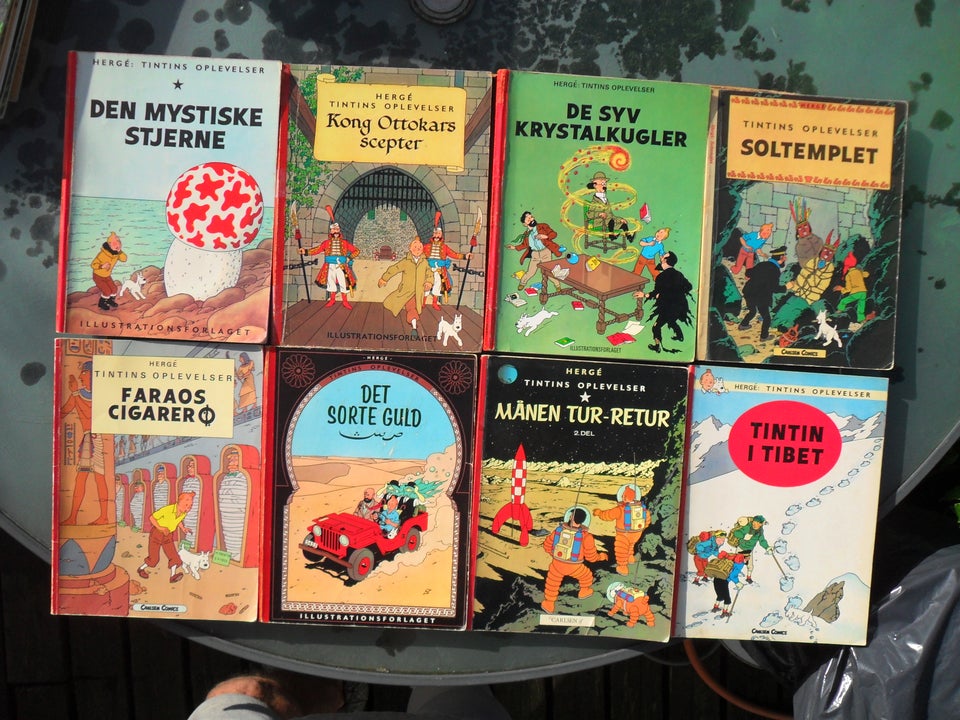 TINTIN 19 STK., HERGE, Tegneserie