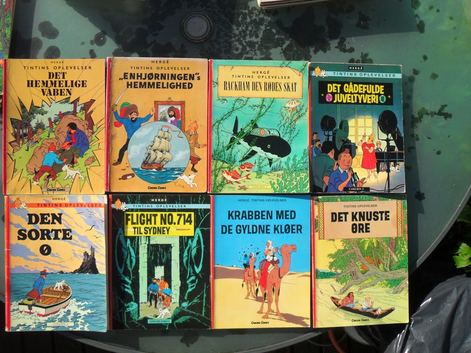 TINTIN 19 STK., HERGE, Tegneserie