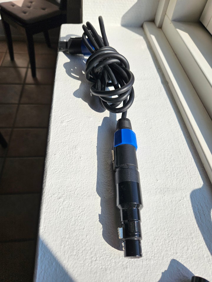 Speakon kabler m xlr adaptor